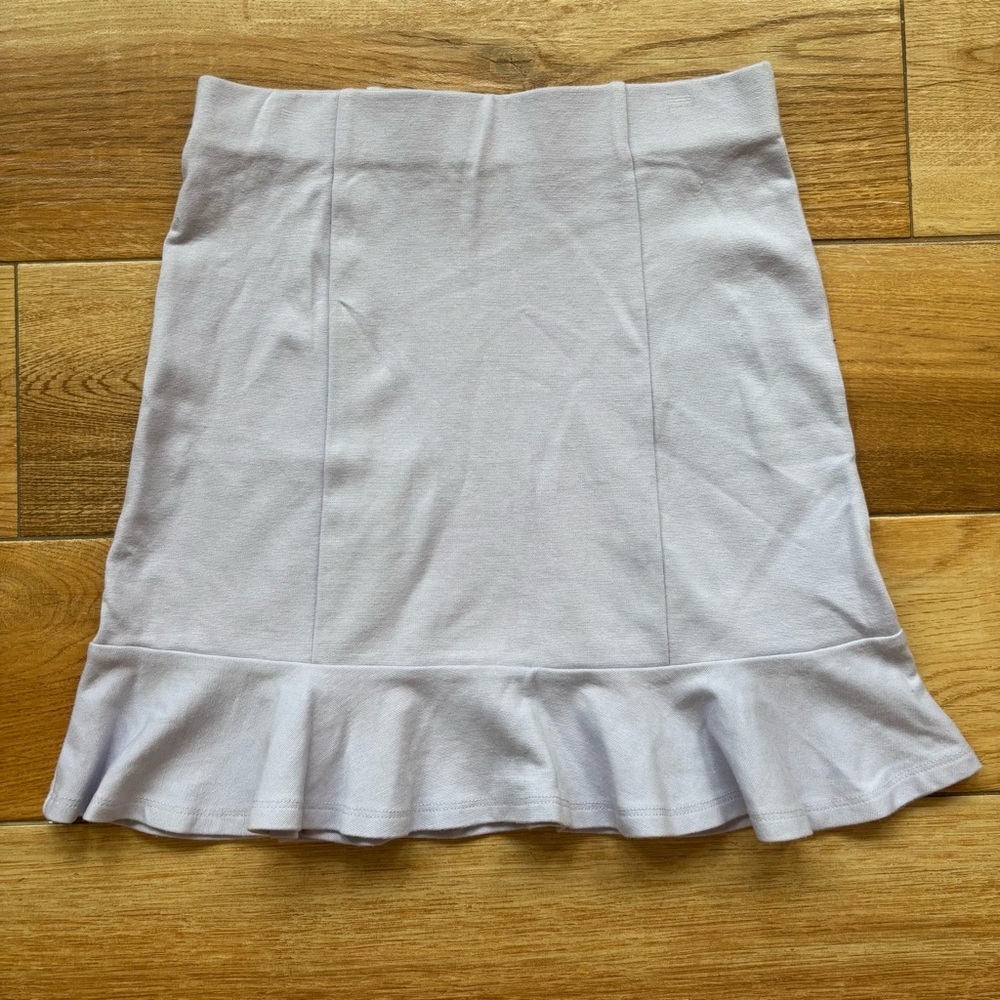 Forever 21  Lavender Mini Skirt with Ruffle Hem